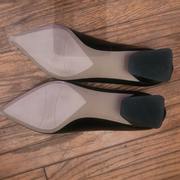 Franco Sarto Genuine Leather Racer Pumps, sz 10 Wide - Picture 7 of 8